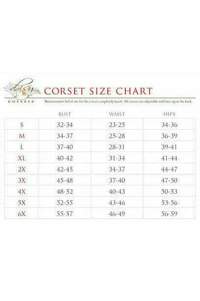Deluxe Plum Brocade & Faux Leather Steel Boned Corset
