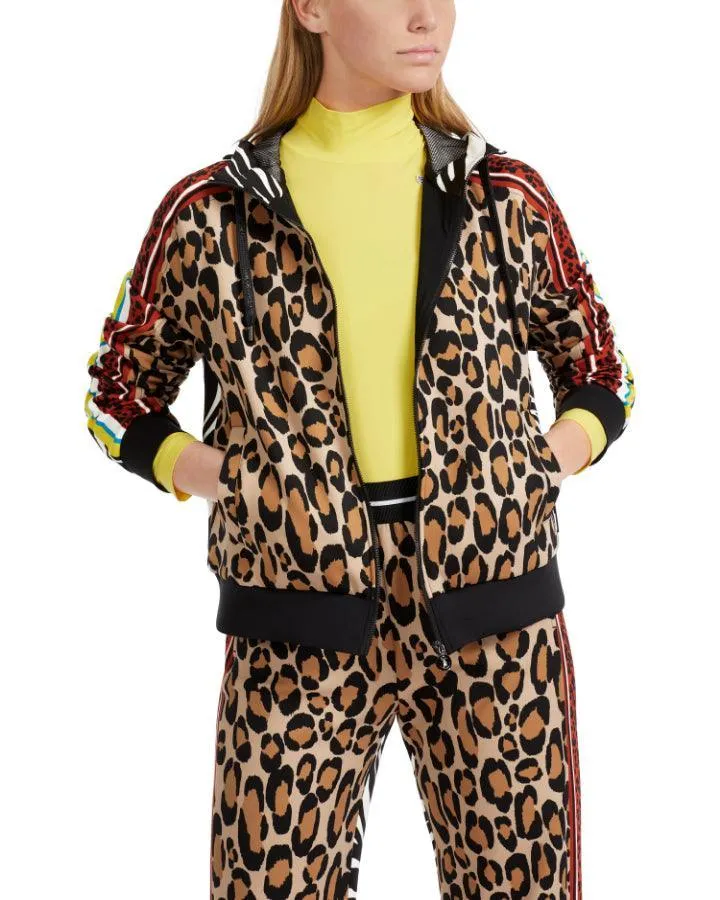 Marc Cain Mixed Animal Print Hoodie