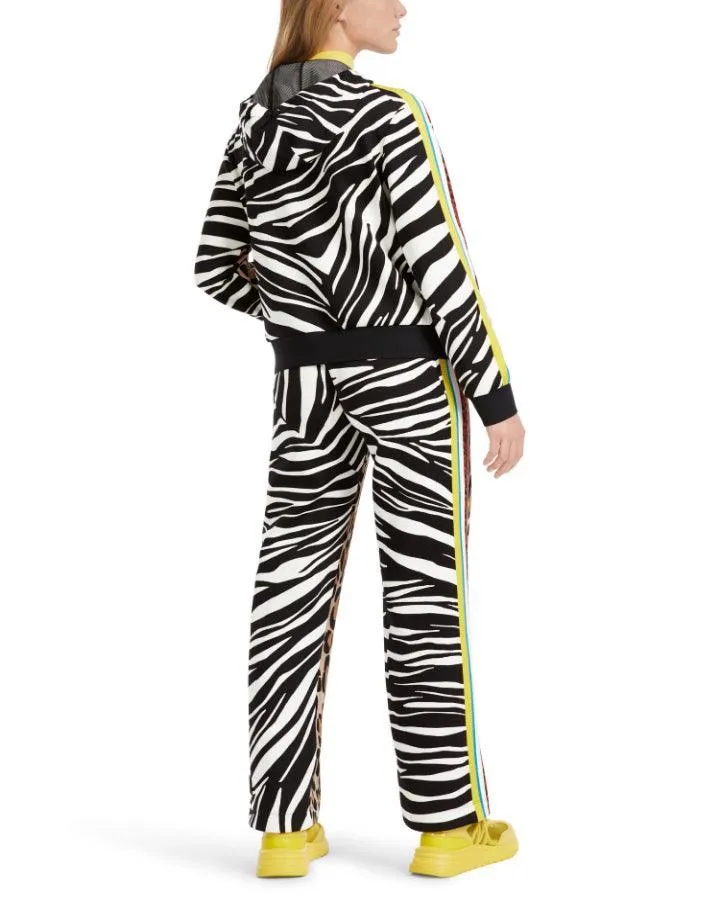 Marc Cain Mixed Animal Print Hoodie