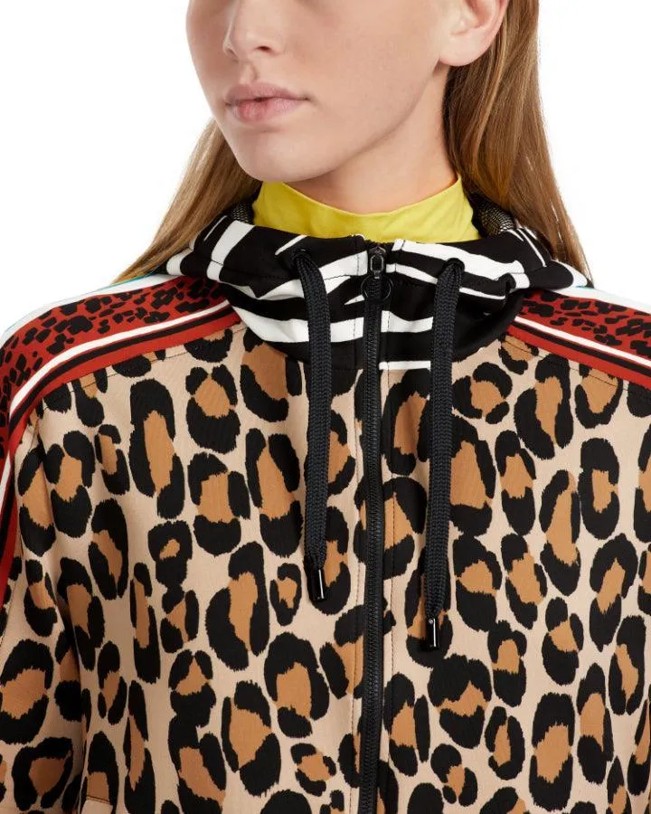 Marc Cain Mixed Animal Print Hoodie