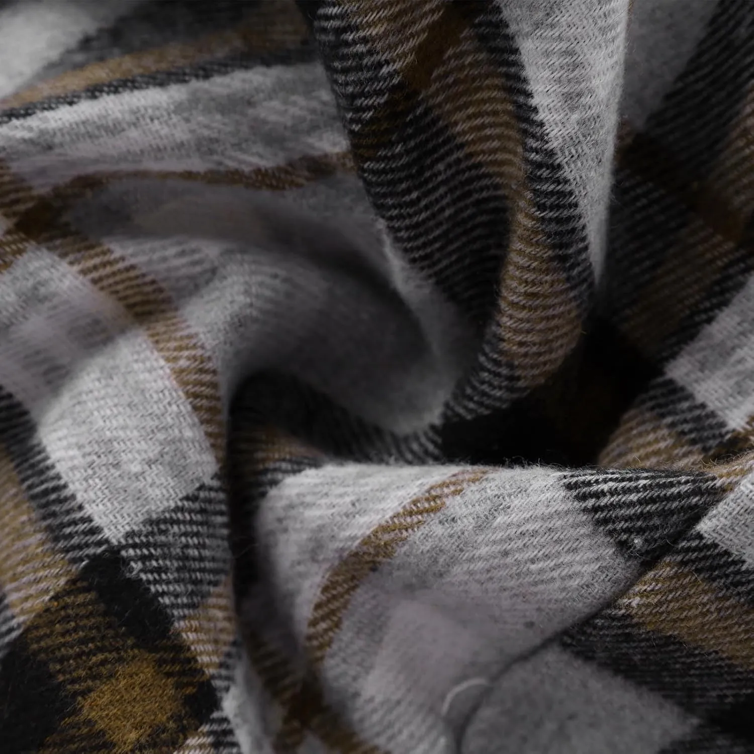 Men's Flannel Plaid Button Shirt Jackets with Hood, Casual Raglan Sleeve Checkered Hoody Shirts Fall Tops with Pocket