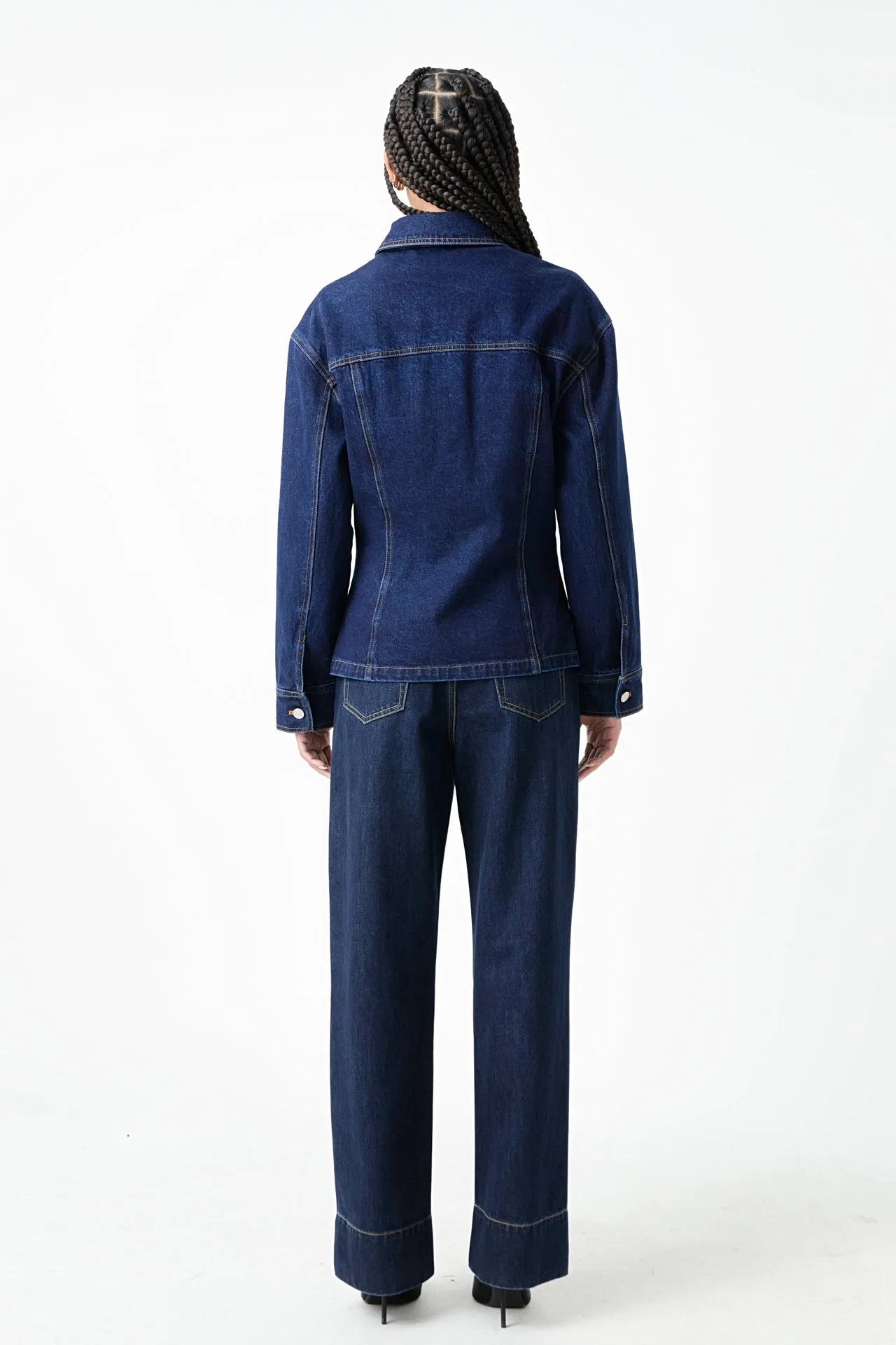 Waist Fitted Denim Jacket